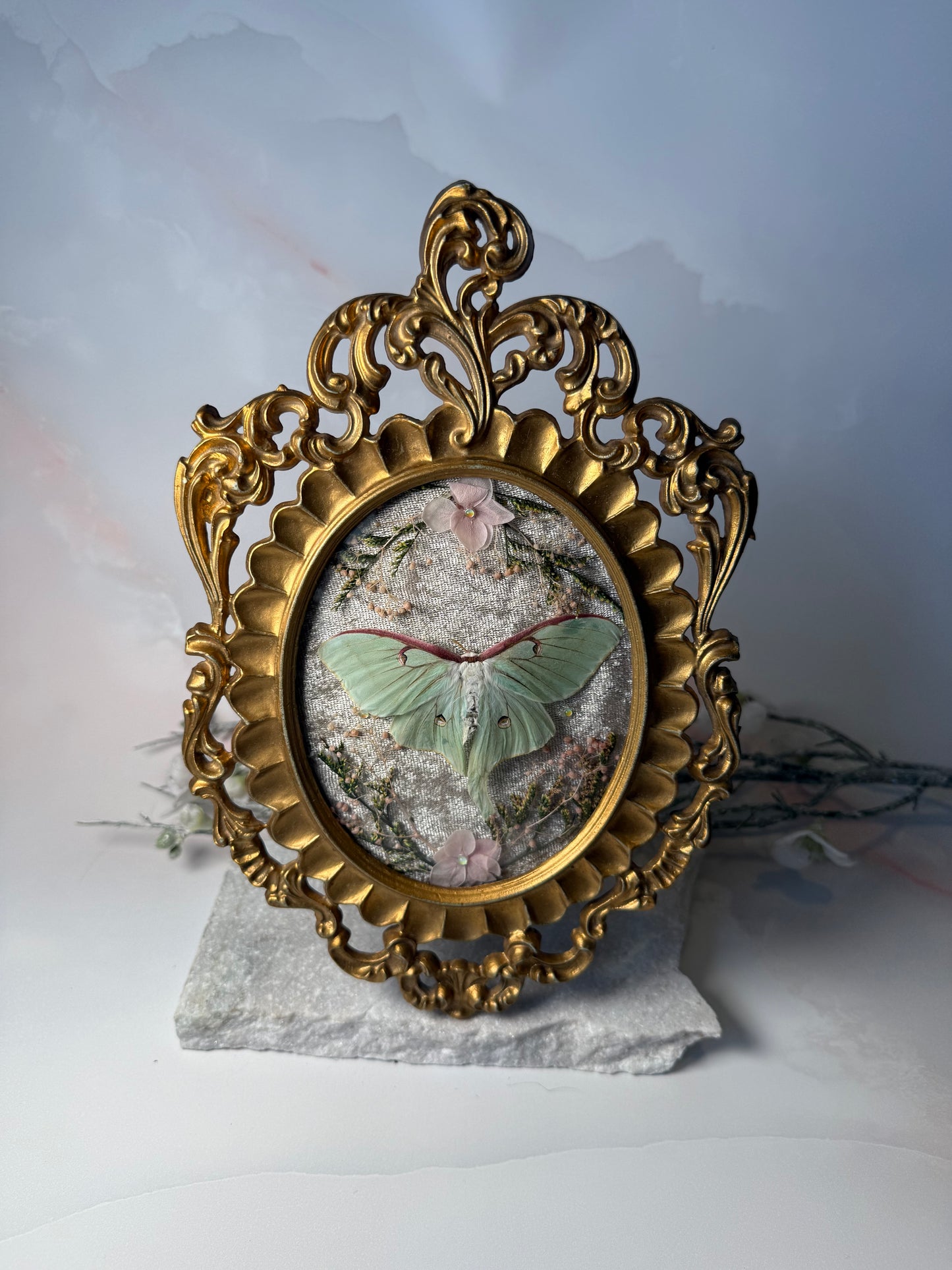 Actius Luna - Antique convex frame