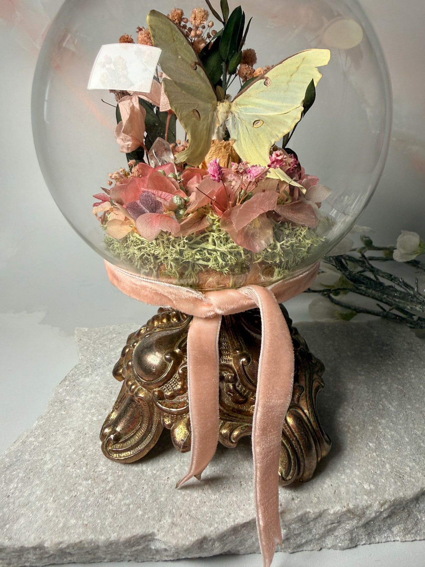 Actius Luna Antique Candleholder dome