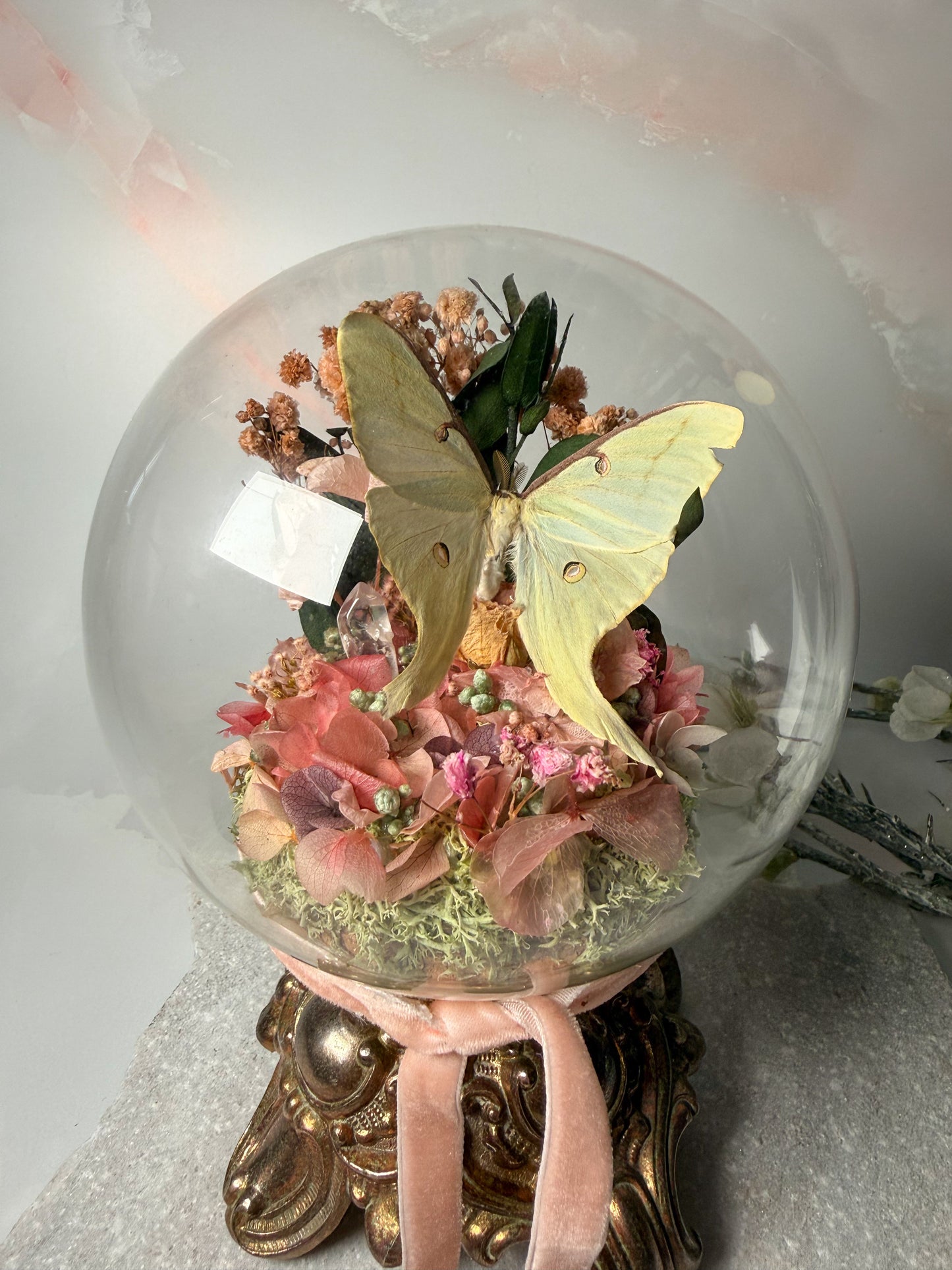 Actius Luna Antique Candleholder dome