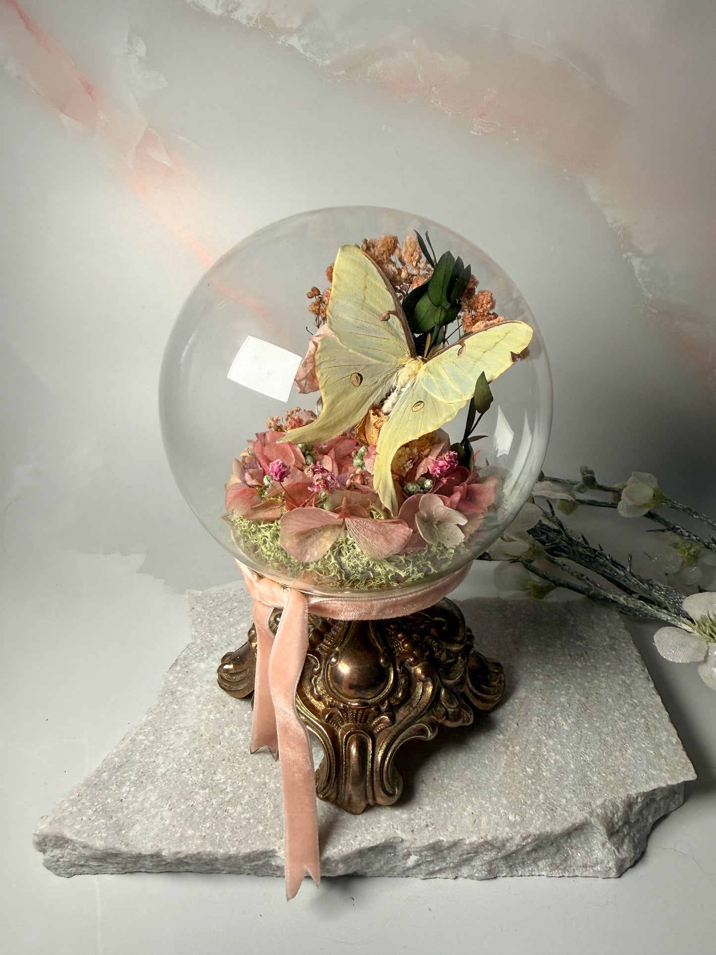 Actius Luna Antique Candleholder dome