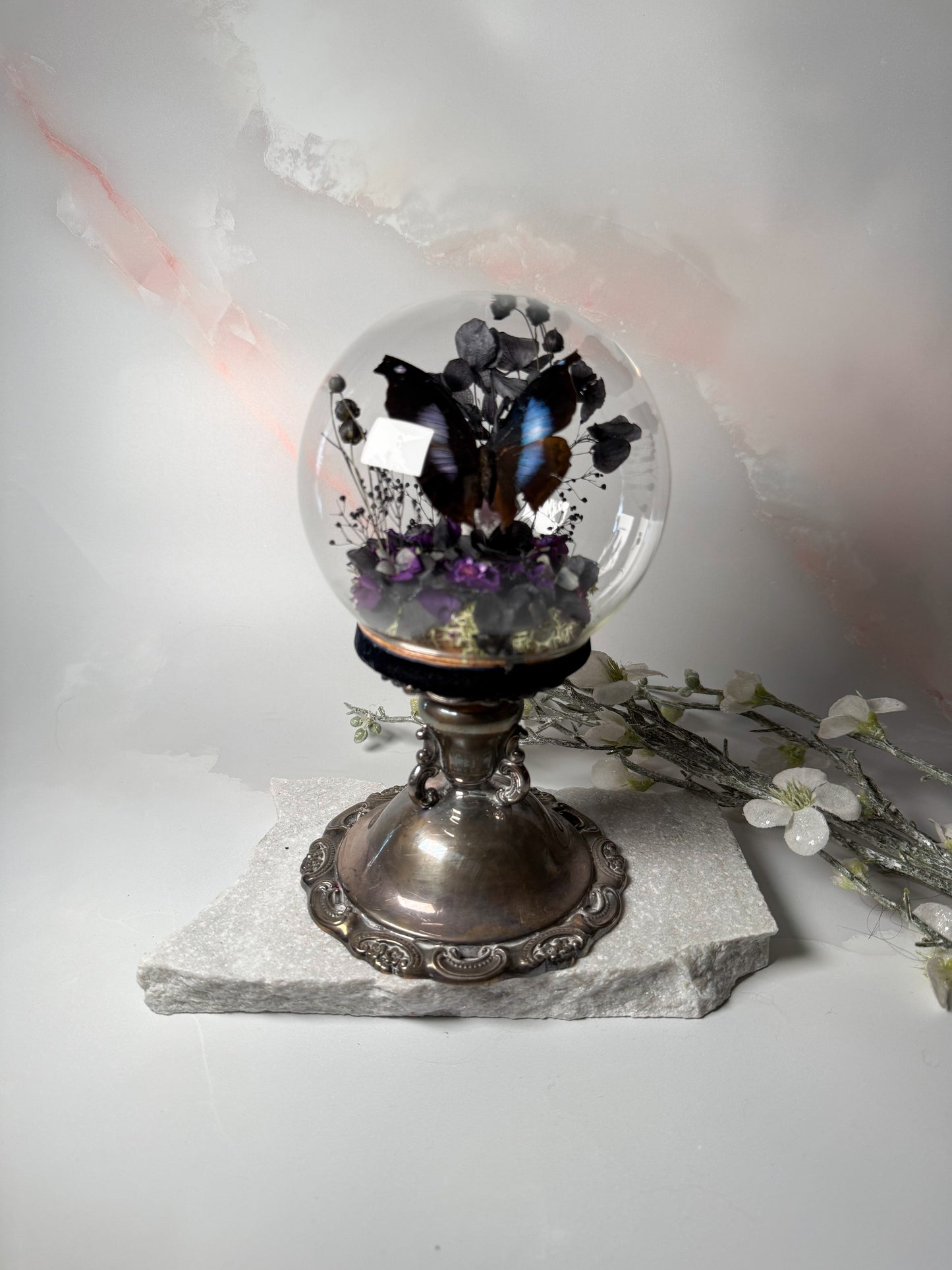 Napeocles Jucunda Antique Candleholder dome