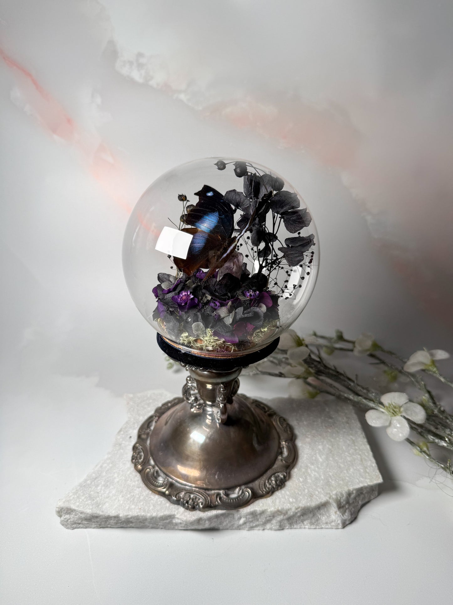 Napeocles Jucunda Antique Candleholder dome