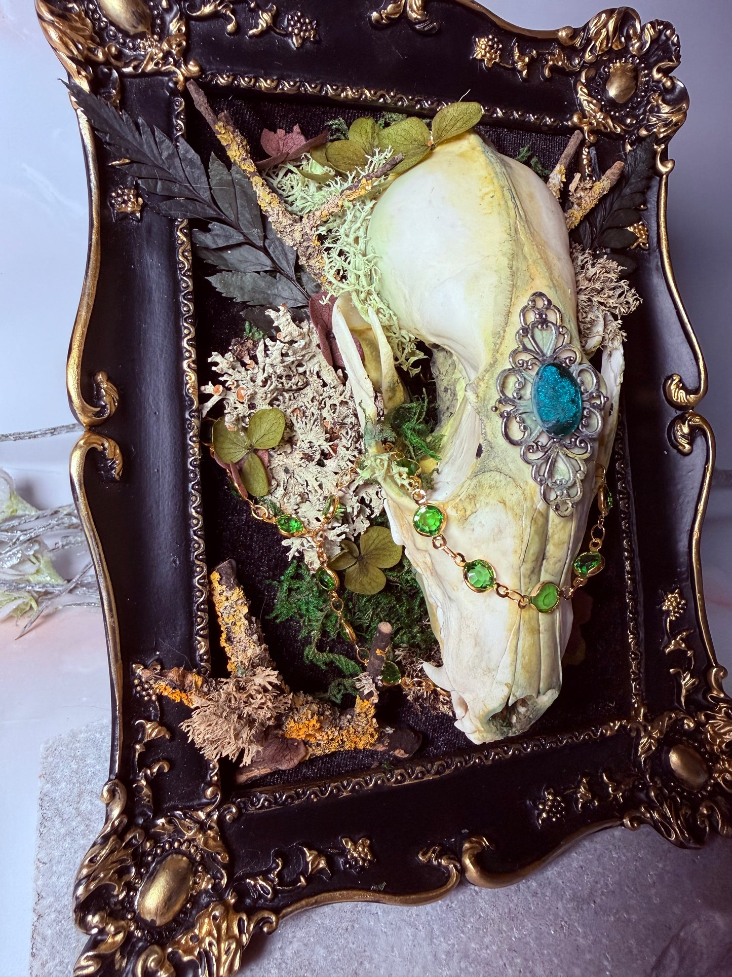 Overgrown Fox Skull - Valkyrie