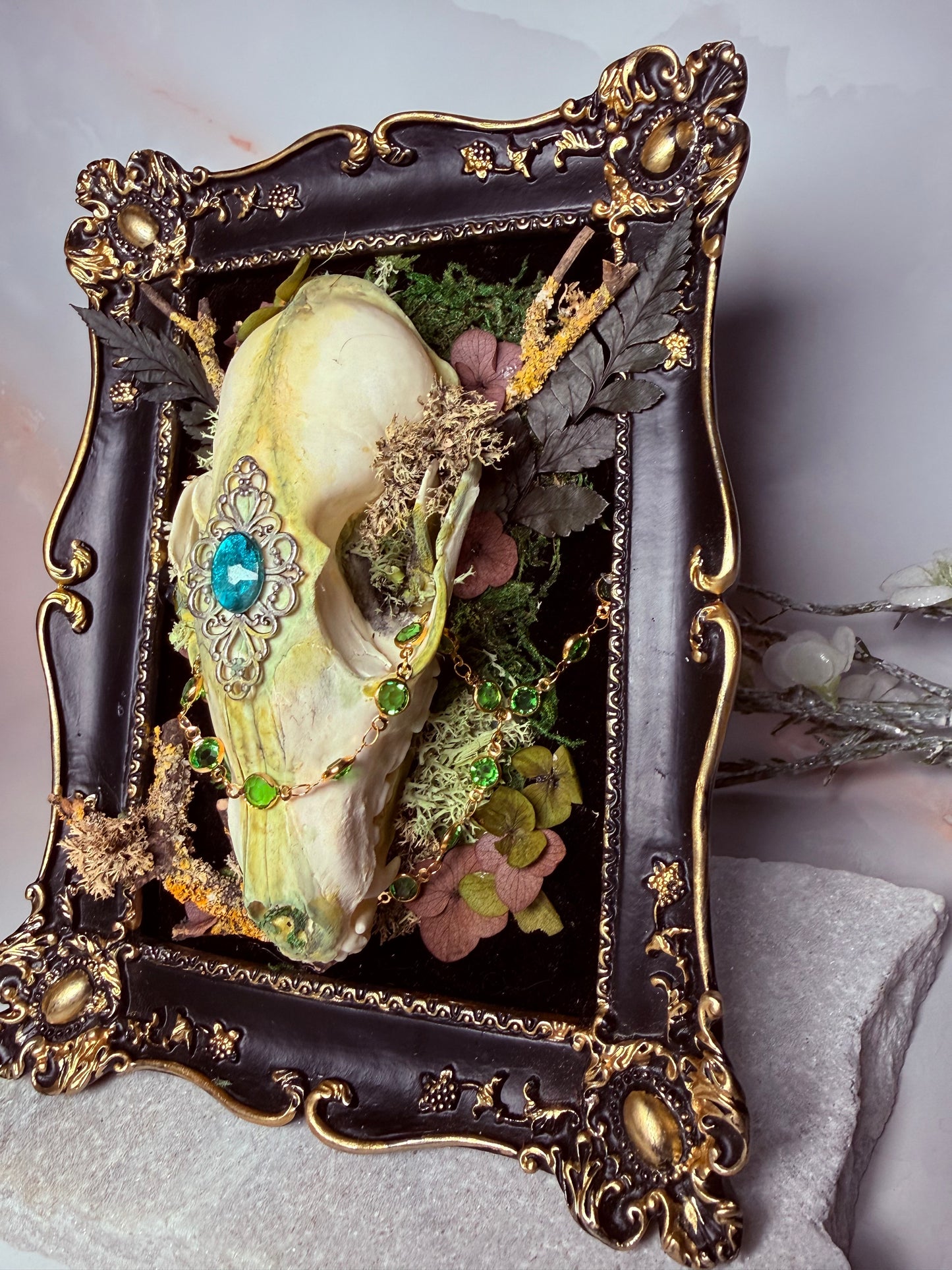 Overgrown Fox Skull - Valkyrie