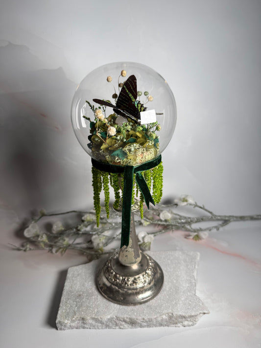 Urania Leilus Antique Candleholder dome