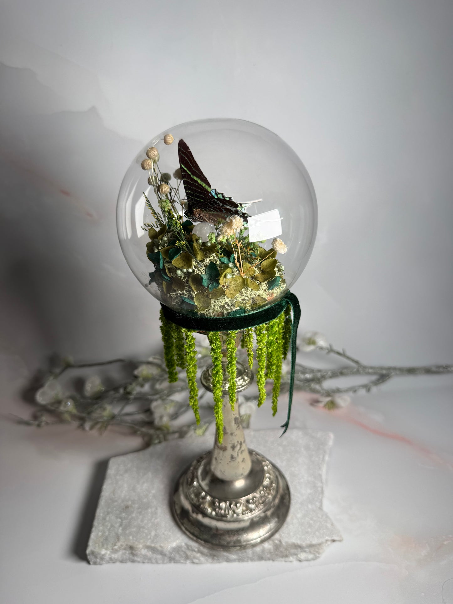 Urania Leilus Antique Candleholder dome